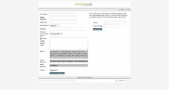 Desktop Screenshot of cbssupport.streamtheworld.com